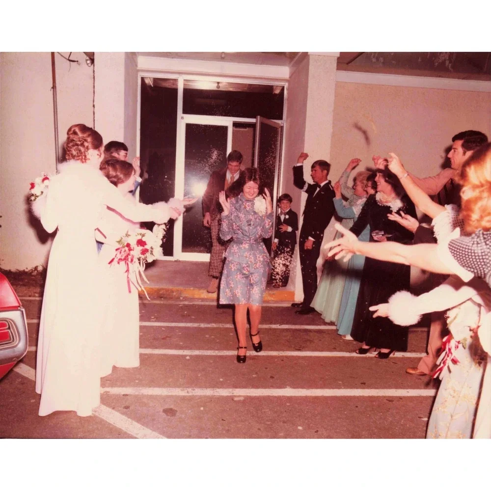 Vintage 1970s Military Wedding Lot 6 Photos Mess Dress Church Christmas 4x5 - Picture 2 of 6